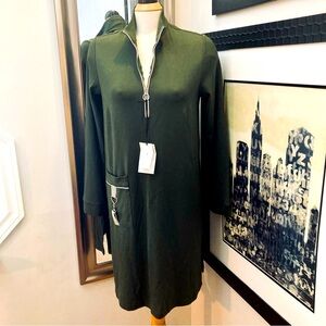 NWT Markasra Lagonlook forest green dress size large